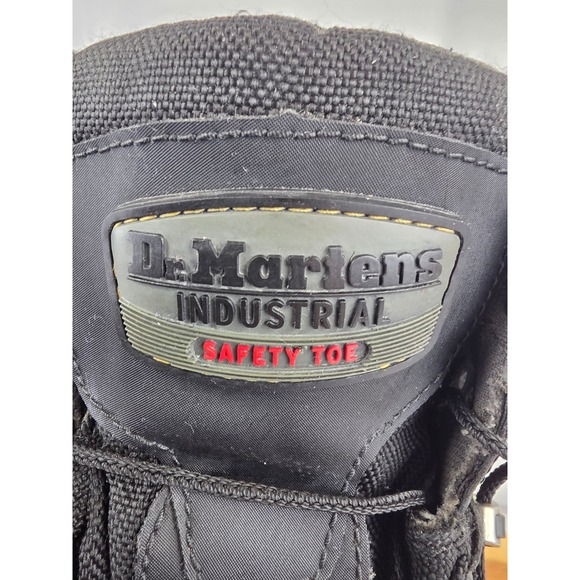 Dr Martens Industrial Aluminum Toe Safety Work Boots Black Mens Size 14 Slip Res - Picture 8 of 15